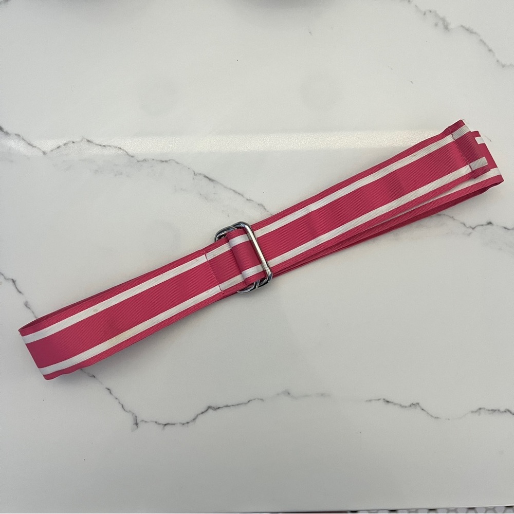 Pink Land’s End Ribbon Belt - Picture 2 of 3